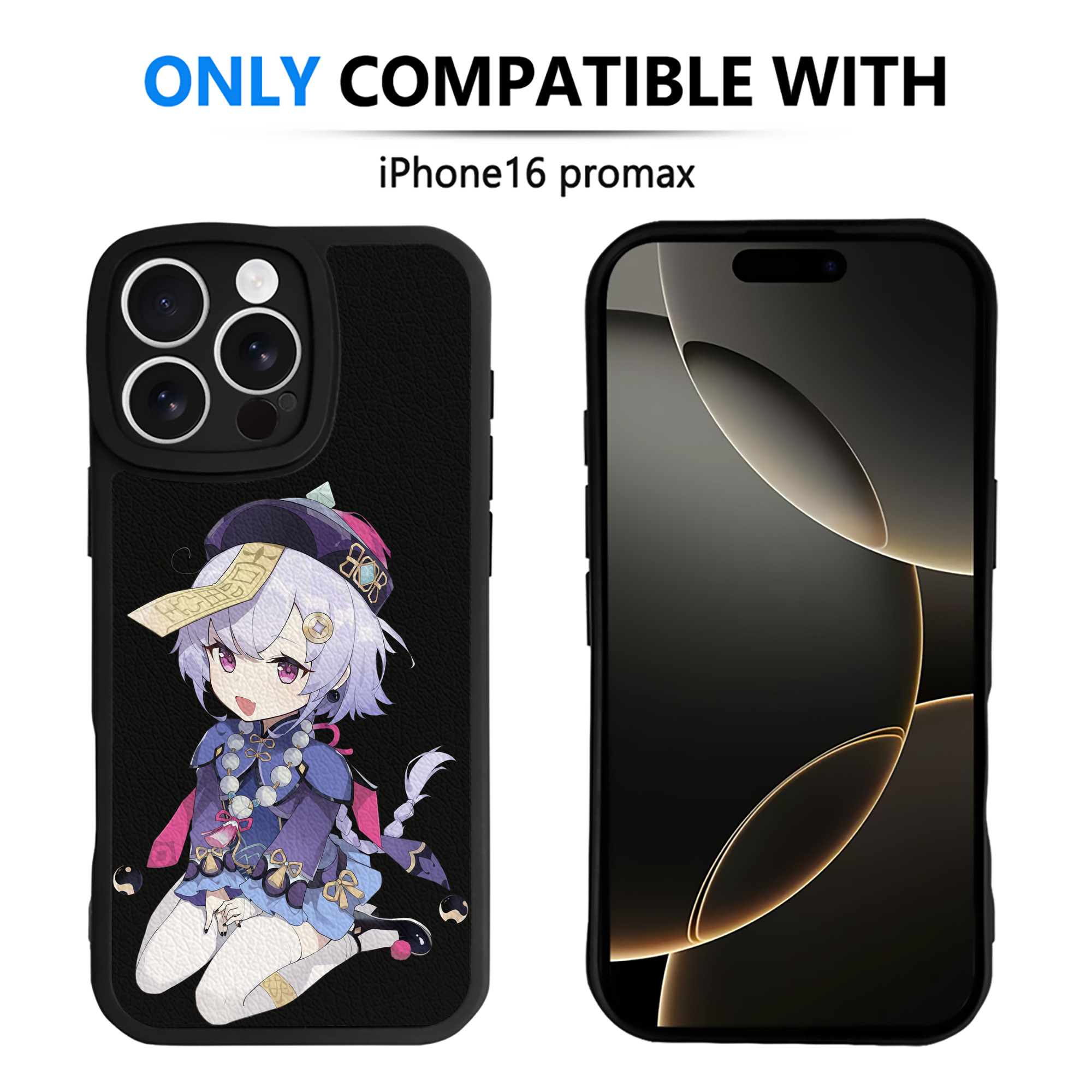 げんし神 七七 なな  genshin Nana 【iPhone 16シリーズ対応】シリコンスマホケース（レザー調） 材質：シリコン